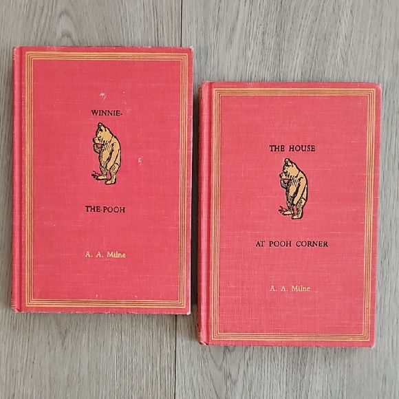 Other - Vintage 60s Winnie The Pooh & The House At Pooh‎ Corner Hardcover Books